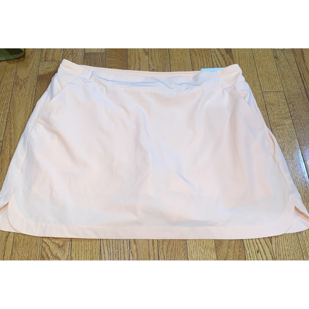 Walter Hagen 16" Peach Fuzz Performance‎ Golf Skort Pull On Womens XL